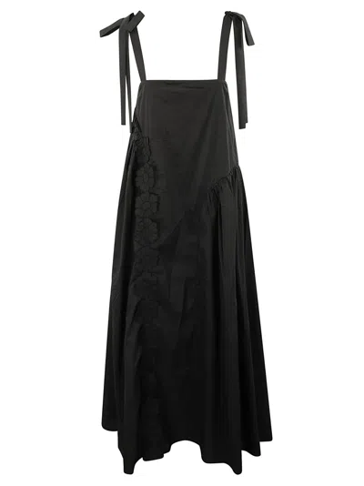 Cecilie Bahnsen Sleeveless Dress With Flowers In Multicolor