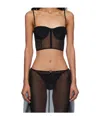 Cecilie Bahnsen Sleeveless Tops In Black