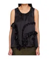 Cecilie Bahnsen Black Orsalina Tank Top