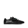 Cecilie Bahnsen Blaise Sneaker Metallic Leather In Black