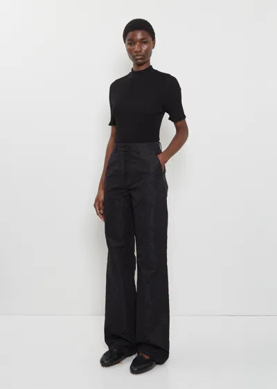 Cecilie Bahnsen Sonja Floral Jacquard Trousers In Black