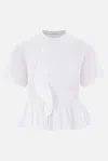Cecilie Bahnsen Ace T-shirt In White