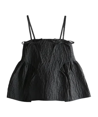 Cecilie Bahnsen Tank Top In Black