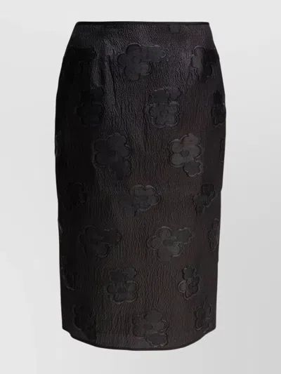 Cecilie Bahnsen Textured Floral Back Tie Skirts