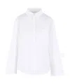 Cecilie Bahnsen Tie-cuff Cotton Shirt In White