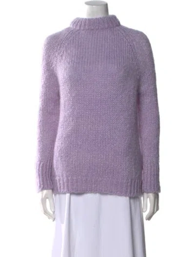 Pre-owned Cecilie Bahnsen Turtleneck Sweater In Purple