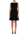 Cecilie Bahnsen Uki Sleeveless Velvet Dress In Black