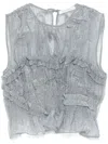 Cecilie Bahnsen Uphi Top In Grey