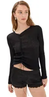 Cecilie Bahnsen Ussi Pullover Black In Black