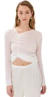 Cecilie Bahnsen Ussi Pullover White In White