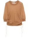 Cecilie Bahnsen Videl Sweater In Brown