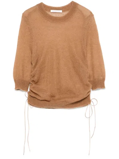 Cecilie Bahnsen Videl Sweater In Brown