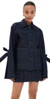 CECILIE BAHNSEN VIVECA JACKET INDIGO