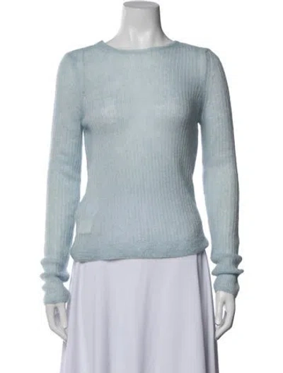Pre-owned Cecilie Bahnsen V-neck Sweater In Blue