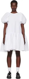 Cecilie Bahnsen White Alexa Minidress In White