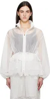 Cecilie Bahnsen White Arlo Jacket In White