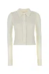 Cecilie Bahnsen White Jaki Cardigan In White