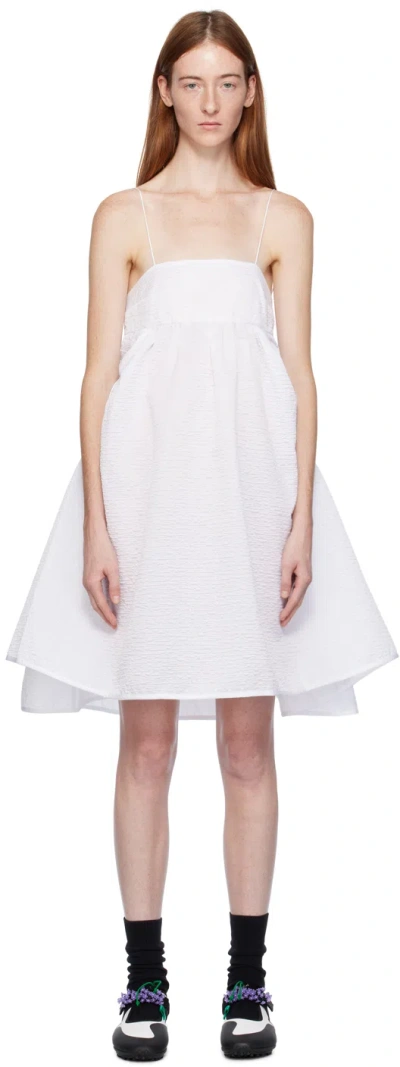 Cecilie Bahnsen White Lisbeth Minidress
