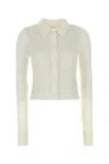 Cecilie Bahnsen White Jaki Cardigan In White