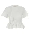 Cecilie Bahnsen Ace T-shirt In White