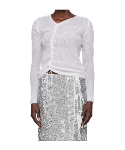 Cecilie Bahnsen White Ussi Sweater
