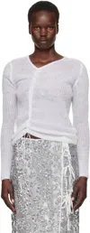 Cecilie Bahnsen White Ussi Sweater In White