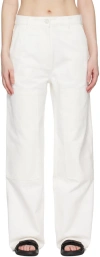 Cecilie Bahnsen White Virginia Trousers In White