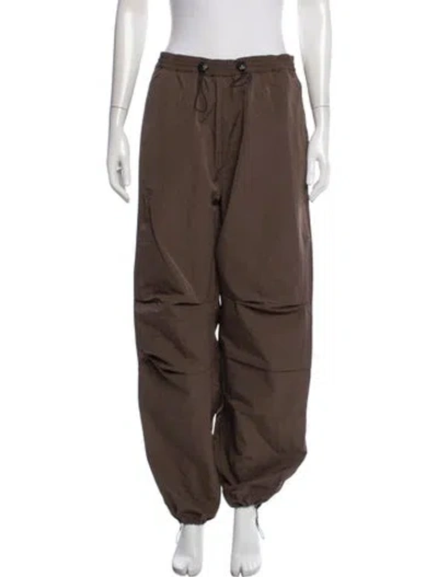 Pre-owned Cecilie Bahnsen Wide Leg Pants In Brown