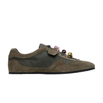Pre-owned Cecilie Bahnsen Wmns Blaise Sneaker 'olive' | Green | Women's Size 41