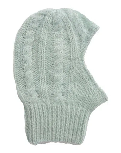 Cecilie Bahnsen Woman Hat Light Green Size Onesize Mohair Wool, Virgin Wool
