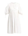 Cecilie Bahnsen Woman Mini Dress White Size 6 Recycled Polyester In White
