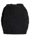 Cecilie Bahnsen Woman Mini Skirt Black Size 8 Polyester, Polyamide In Black