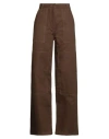 Cecilie Bahnsen Woman Pants Khaki Size 8 Cotton In Brown