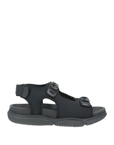 Cecilie Bahnsen Woman Sandals Black Size 10 Textile Fibers
