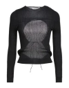 Cecilie Bahnsen Woman Sweater Black Size M Cotton, Polyamide