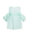 Cecilie Bahnsen Woman Top Light Green Size 6 Cotton, Polyamide, Polyester In Green
