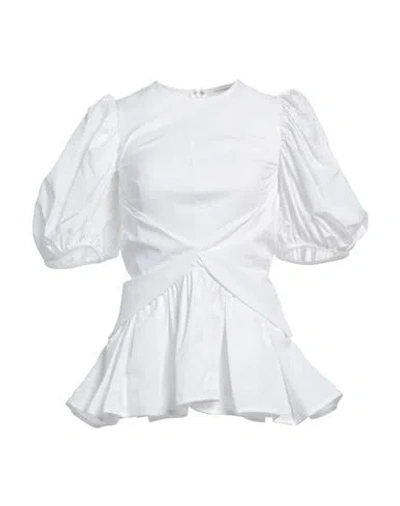 Cecilie Bahnsen Woman Top White Size 6 Cotton