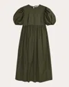 Cecilie Bahnsen Ailey Midi Dress In Green