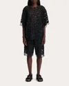 Cecilie Bahnsen Women's Asra Ume Floral Sequin Sheer Oversized T-shirt