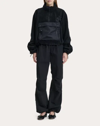Cecilie Bahnsen Long-sleeved Casual Jacket In Black