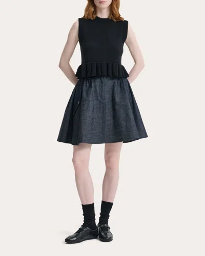 Cecilie Bahnsen Cici Skirt In Blue