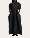 Cecilie Bahnsen Women's Lola Kumo Fil-coupé Puff-sleeve Maxi Dress