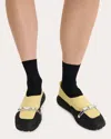 Cecilie Bahnsen Women's Orlan Mesh Slip-on Sneaker In Yellow