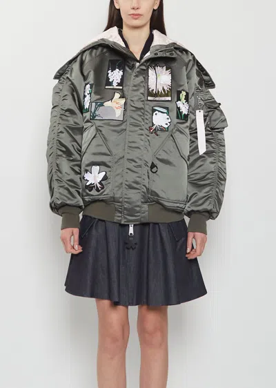 Cecilie Bahnsen X Alpha Industries N-2b Patch Jacket