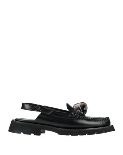 Cecilie Bahnsen X Hereu Woman Loafers Black Size 11 Leather