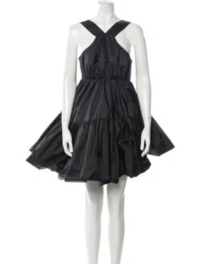 Pre-owned Cecilie Bahnsen X North Face Halterneck Mini Dress In Black