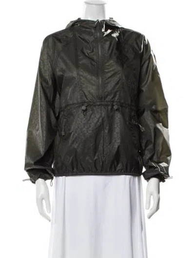 Pre-owned Cecilie Bahnsen X North Face Nylon Patterned Performance Jacket W/ Tags In Green