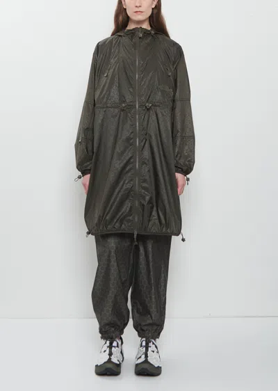 Cecilie Bahnsen X The North Face Emma Long Mountain Jacket In Forest Night Green