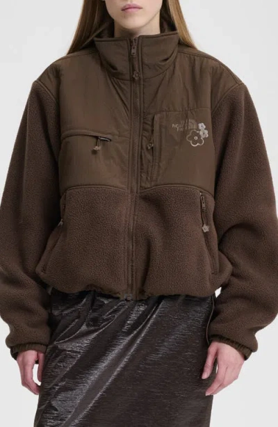 Cecilie Bahnsen X The North Face Reversible Denali Jacket In Brown