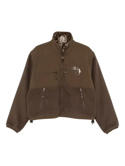 Cecilie Bahnsen X The North Face Zip Fleece Jacket In Brown